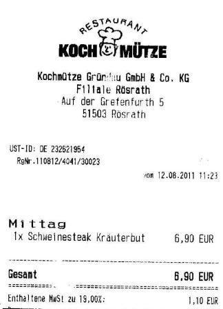 gbwg Hffner Kochmtze Restaurant